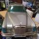 Ichiko Japan Vintage Tin Toy Car Mercedes Benz 300 SE 60cm Silver Rare Collectib