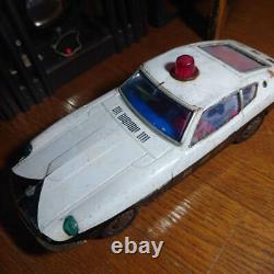 Ichiko Japan Vintage Tin Toy Car Nissan Fairlady Z Patrol Car