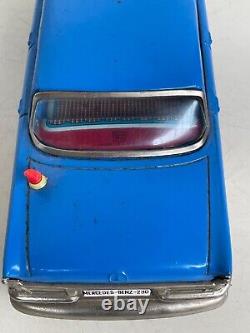 Ichiko Mercedes Benz 230 TINPLATE TOY TIN CAR FRICTION