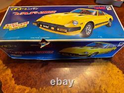 Ichiko Nissan Tin Toy Car Fair Lady Z280 boxed retro Showa USED from JAPAN