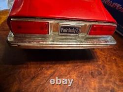 Ichiko Nissan Tin Toy Car Fair Lady Z280 boxed retro Showa USED from JAPAN
