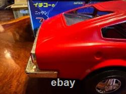 Ichiko Nissan Tin Toy Car Fair Lady Z280 boxed retro Showa USED from JAPAN