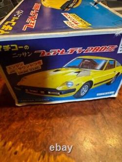 Ichiko Nissan Tin Toy Car Fair Lady Z280 boxed retro Showa USED from JAPAN