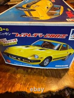 Ichiko Nissan Tin Toy Car Fair Lady Z280 boxed retro Showa USED from JAPAN