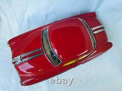 Ichiko Pontiac Sedan Car Tin Toy Friction Japan Rare