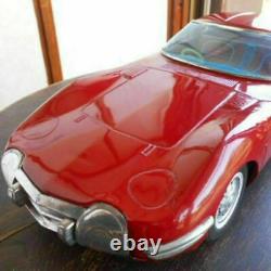 Ichiko Toyota 2000GT x Yamaha 1960's Tinplate Red Large rare Car Made in Japan