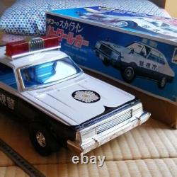 Ichiko Vintage Tin Toy Car Skyline Patrol Car Friction Type with Box