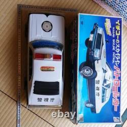 Ichiko Vintage Tin Toy Car Skyline Patrol Car Friction Type with Box
