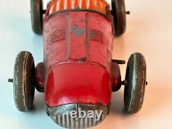 Ingap Made in Italy Model 700 Tin Windup Ferrari Race Car, Original