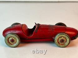 Ingap Made in Italy Model 700 Tin Windup Ferrari Race Car, Original