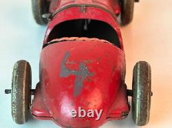 Ingap Made in Italy Model 700 Tin Windup Ferrari Race Car, Original