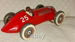 Ingap Prewar Alfa Romeo Racer Race Car Tin Toy Car Vintage Italy