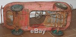 JAGUAR E TYPE TRIANG pedal car AUTHENTIC 1961 auto garage VINTAGE sign ENGLAND