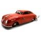 JNF Prototyp Porsche 356 Tin Wind-Up Car 21cm with Key 1950s Germany Red