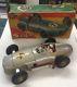 JNF Tinplate Solo Mercedes Racing Car With Box Battery Op With Box