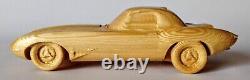 Jaguar E-type Lightweight 115 WOOD CAR SCALE MODEL REPLICA OLDTIMER VINTAGE TOY