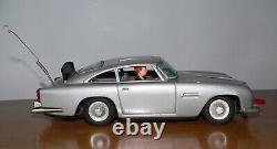 James Bond 007 Aston Martin DB5 Metal Car A. C. Gilbert 1965 Made in Japan