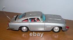 James Bond 007 Aston Martin DB5 Metal Car A. C. Gilbert 1965 Made in Japan