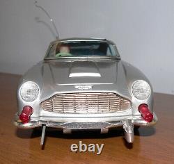 James Bond 007 Aston Martin DB5 Metal Car A. C. Gilbert 1965 Made in Japan