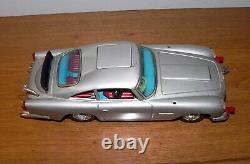 James Bond 007 Aston Martin DB5 Metal Car A. C. Gilbert 1965 Made in Japan