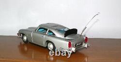 James Bond 007 Aston Martin DB5 Metal Car A. C. Gilbert 1965 Made in Japan