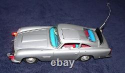 James Bond 007 Aston Martin DB5 Metal Car A. C. Gilbert 1965 Made in Japan