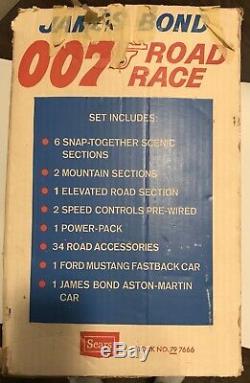 James Bond Slot Car 007 Road Race Sean Connery Box 1965 Sears AC Gilbert