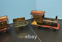 James Fallows & Sons Skip Tin Floor 5 Piece Passenger Car Train Bus 1870-90's