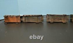 James Fallows & Sons Skip Tin Floor 5 Piece Passenger Car Train Bus 1870-90's