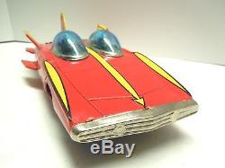 Japan ALPS 1964 Tin Battery Op. Fire Bird lll Concep Car with BOX. A+. Works. NR