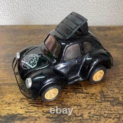 Japanese Tin Toy Rare Volkswagen Beetle Tin Car Black White