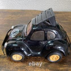 Japanese Tin Toy Rare Volkswagen Beetle Tin Car Black White