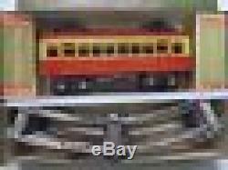 Japanese Vintage Cable Tram Locomotive Train with Rails Electric Car Tin Toy