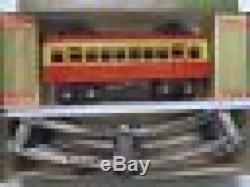 Japanese Vintage Cable Tram Locomotive Train with Rails Electric Car Tin Toy