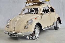 Jayland 112 Decorative Beetle 1200 Classic Die-Cast Model Car Beige Figurine