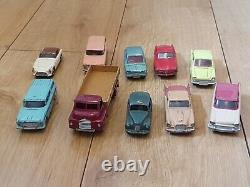 Joblot Vintage Dinky Meccano Diecast Model Toys Classic Cars Lorry Ford Alfa Etc