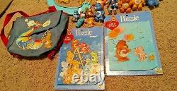 KENNER Vintage 1980s CARE BEARS Toys CLOUD CARS Care-A-Lot Playset PUZZLES