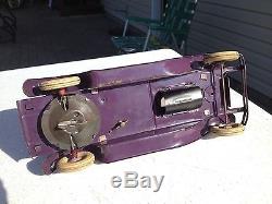 Kingsbury Coupe Windup Car With Music Box And Headlights Pressed Steel Working