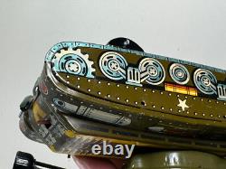 KO M-12 Army Tank war machine truck car JAPAN vtg tin toy