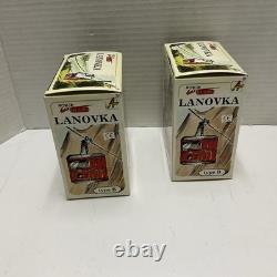 KOVAP Retro Wind Up Tin Toy Cable Car Seilbahn Lanovka X2 New O Gauge Type A