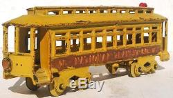 Kenton Cast Iron Train trolley car 15 2 door