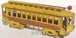 Kenton Cast Iron Train trolley car 15 2 door