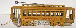 Kenton cast iron train trolley car 15 4 door