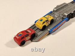 Kinder Surprise Maxi RARE Car Carrier Hauler Truck With 2 Cars Vintage Toys