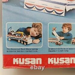 Kusan Vintage Daredevil Thrill Show No 106 cars figures original box white blue