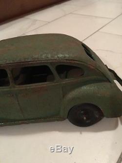 LARGE 1940's Metal Toy Car Antique Vintage AS IS 13