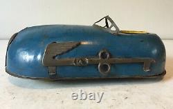 LINDSTROM (USA) TINPLATE CLOCKWORK SKEETER BUG BUMPER DODGEM CAR VINTAGE 1930s