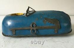 LINDSTROM (USA) TINPLATE CLOCKWORK SKEETER BUG BUMPER DODGEM CAR VINTAGE 1930s