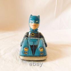 LOUIS MARX TOYS BATMAN Tin Friction Batmobile 1966 Vintage Tin Car Rare Japan