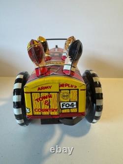 LOUIS MARX TOYS THE OLD JOLOPY COLLEGE KIDS Tin Litho Wind Up Car with Box LOUIS MARX TOYS THE OLD JOLOPY COLLEGE KIDS Tin Litho Wind Up Car with Box